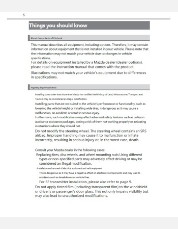 mazda bongo brawnyvan 20222023 & 2024 owners manual in english